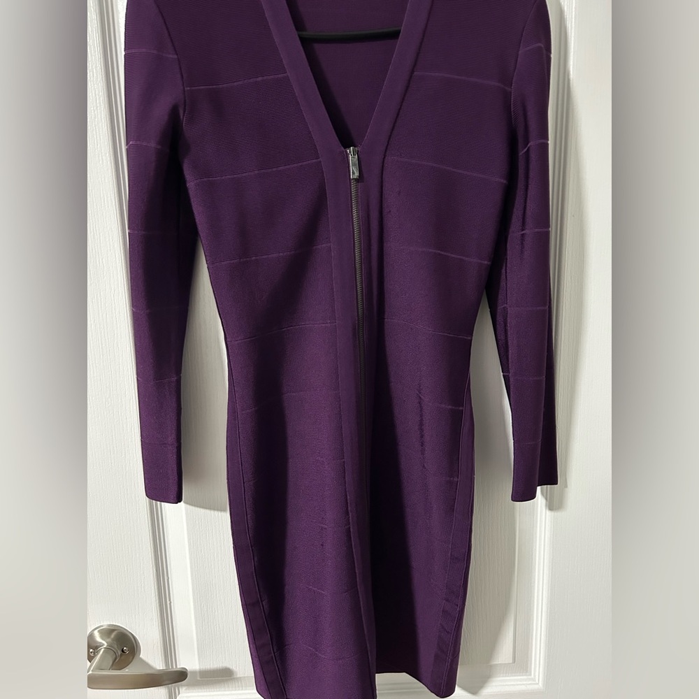 Armani Exchange purple cardigan